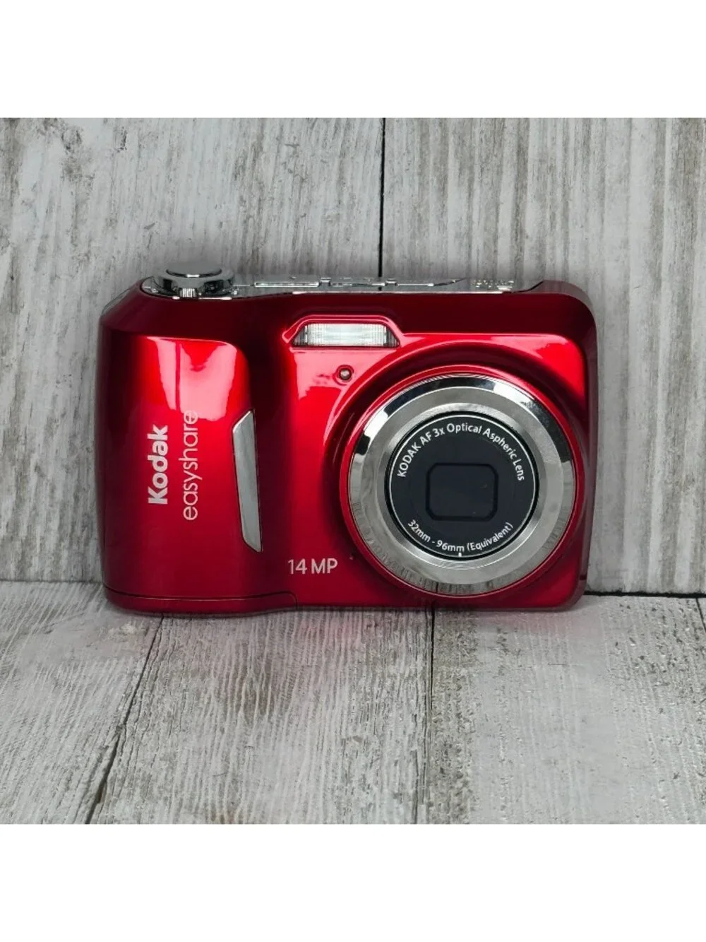 Vintage Kodak EasyShare C1530 Red 14MP Digital Camera with 3x Optical Zoom